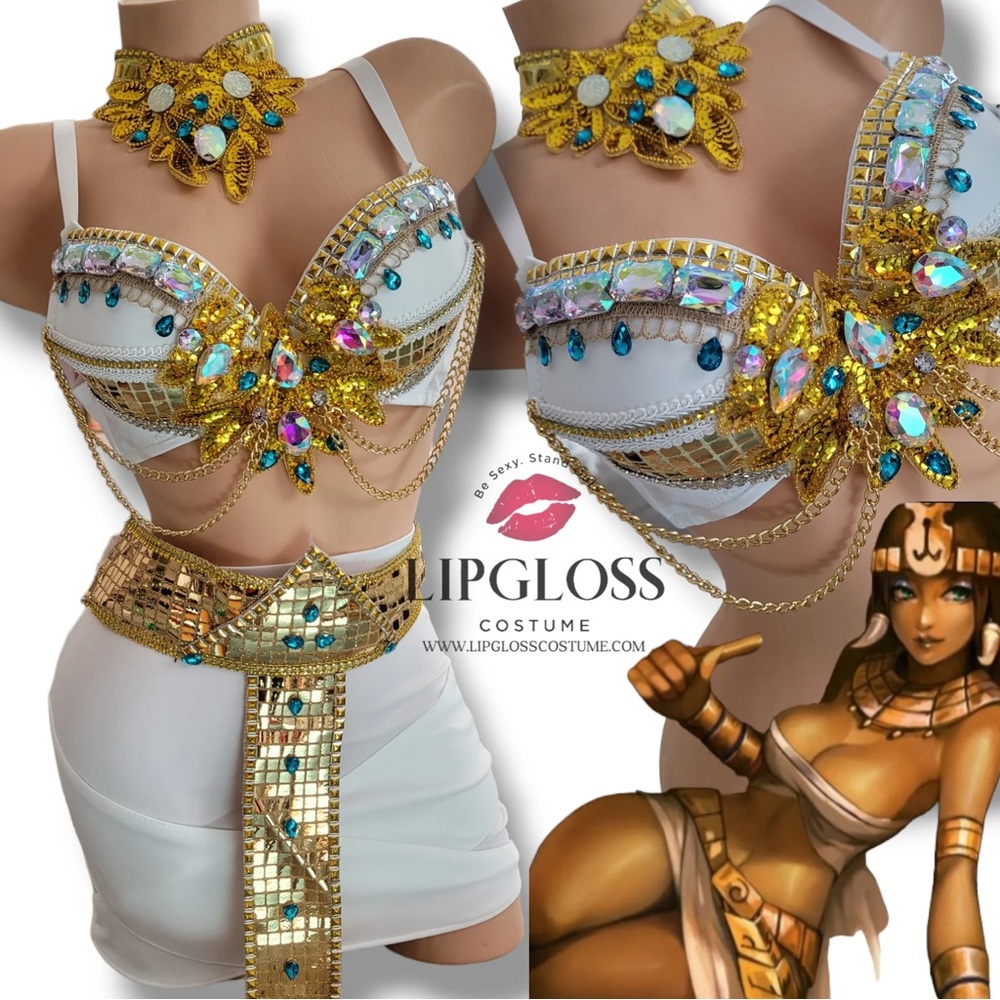 Lipgloss Egyptian Princess Cleopatra with Mini Skirt